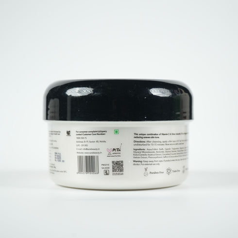 Sara Ubtan & Vitamin C D-TAN® Face Mask Pack for Glowing Skin | Detan for All Skin Types, 330g